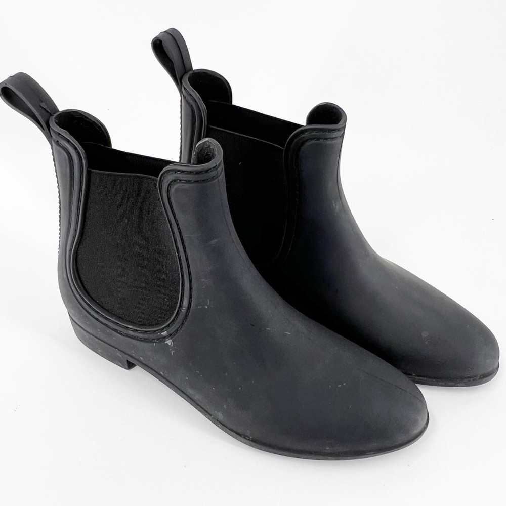 Jeffrey Campbell Matte Black Chelsea Boots